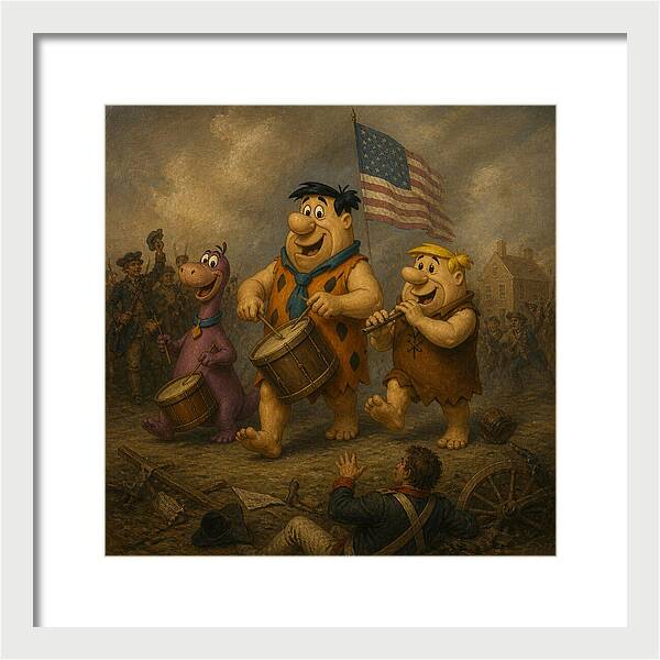 Flintstones 76 - Framed Print