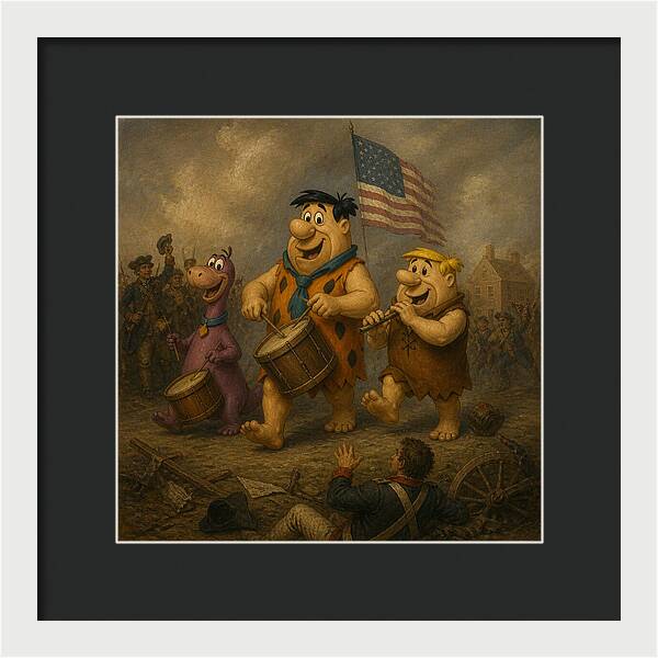 Flintstones 76 - Framed Print
