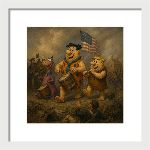 Flintstones 76 - Framed Print