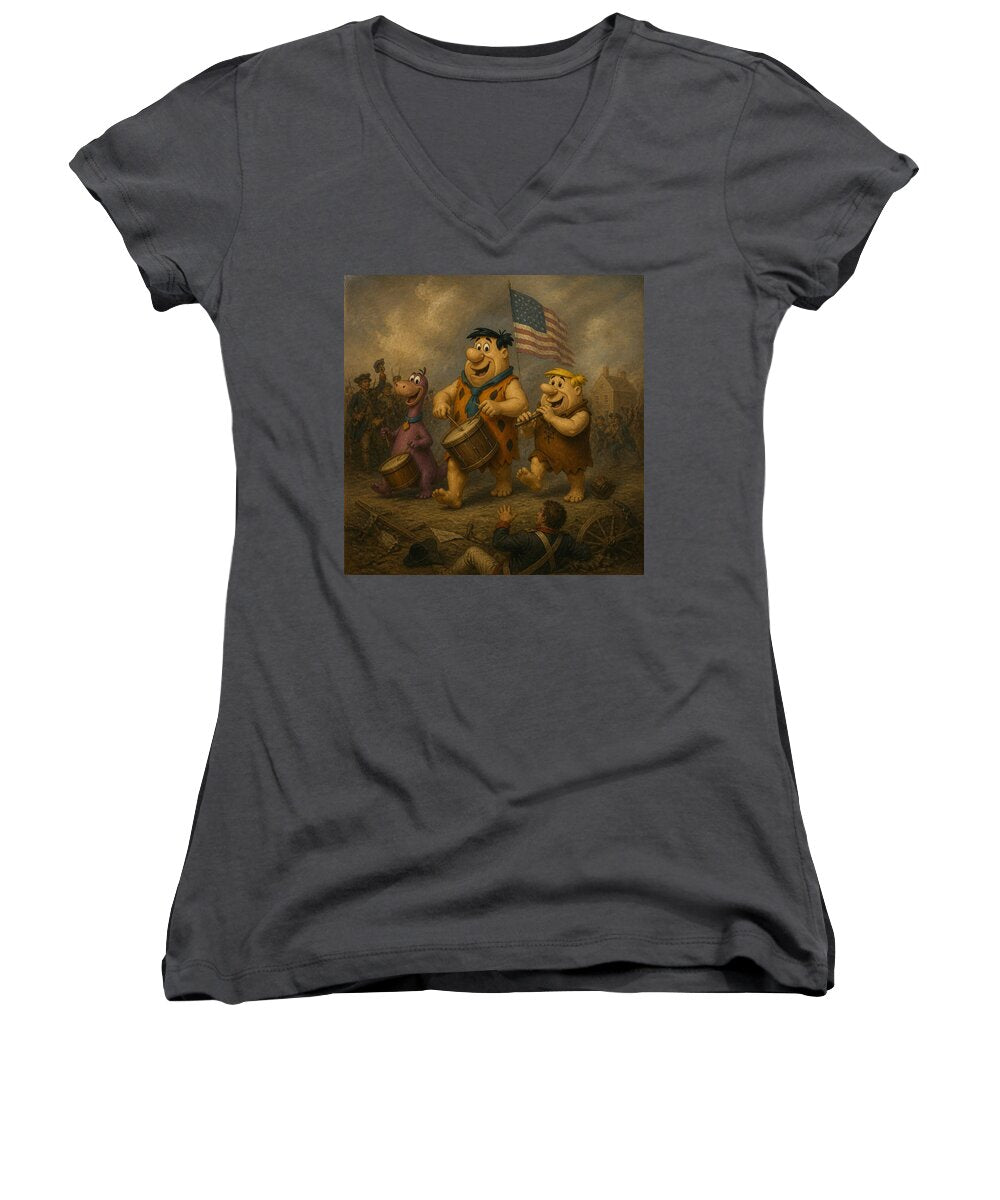 Flintstones 76 - Women's V-Neck