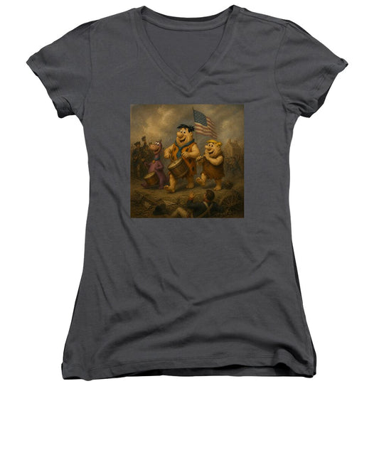Flintstones 76 - Women's V-Neck