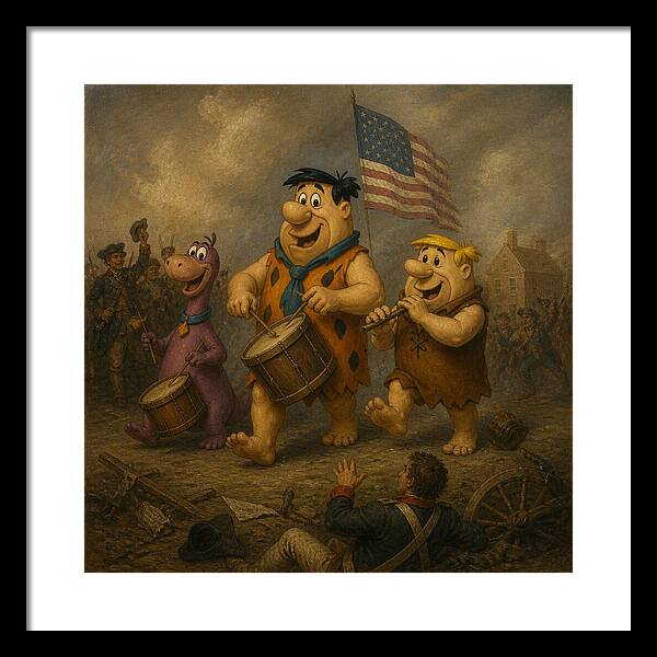 Flintstones 76 - Framed Print