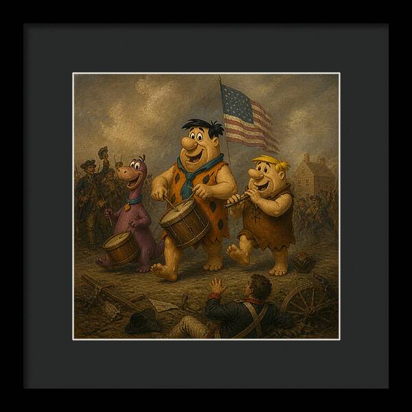 Flintstones 76 - Framed Print