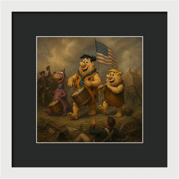 Flintstones 76 - Framed Print