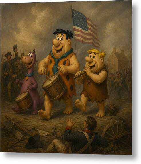 Flintstones 76 - Metal Print
