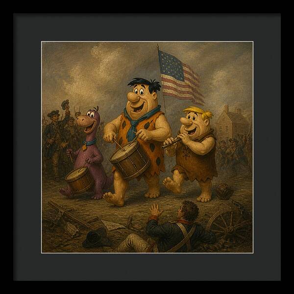 Flintstones 76 - Framed Print