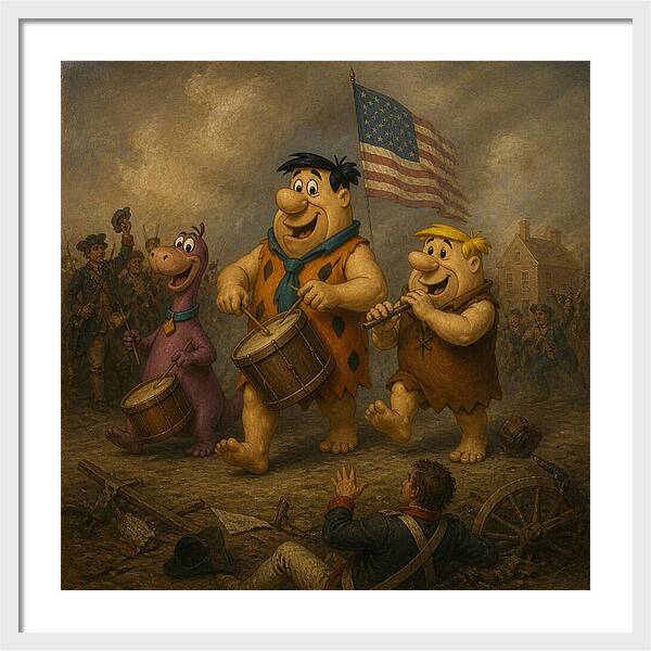 Flintstones 76 - Framed Print