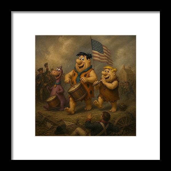 Flintstones 76 - Framed Print
