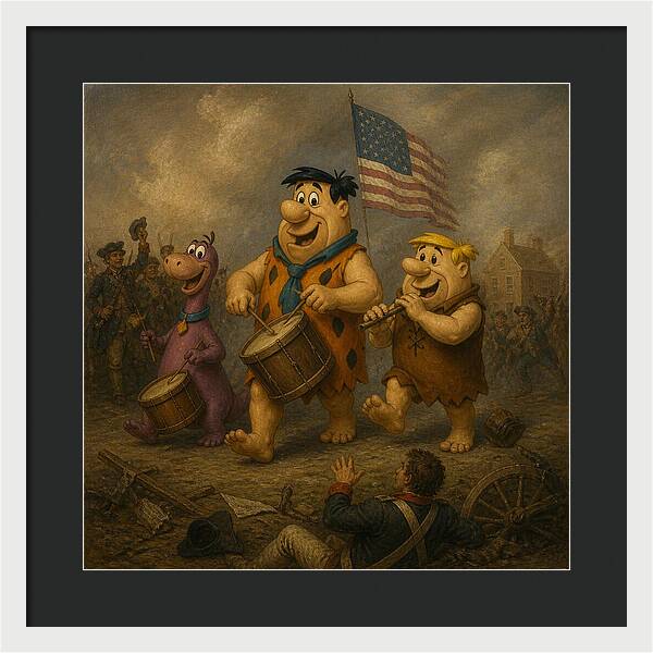 Flintstones 76 - Framed Print
