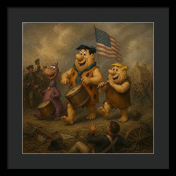 Flintstones 76 - Framed Print