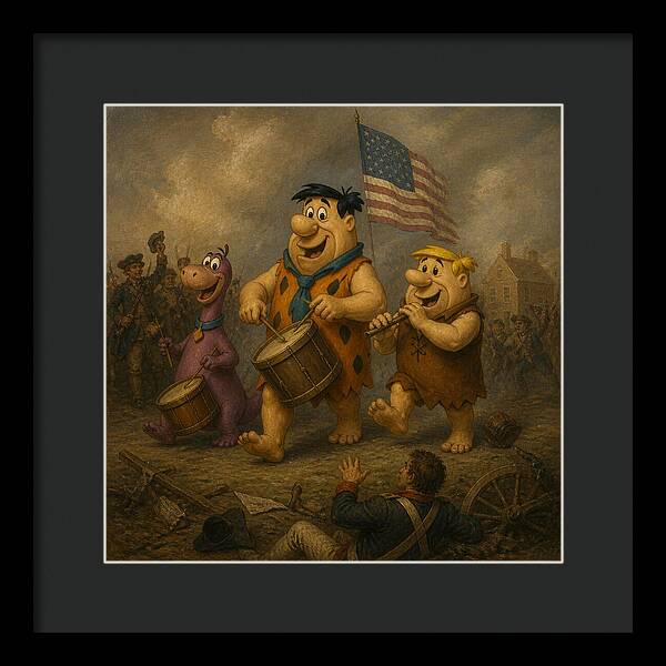 Flintstones 76 - Framed Print