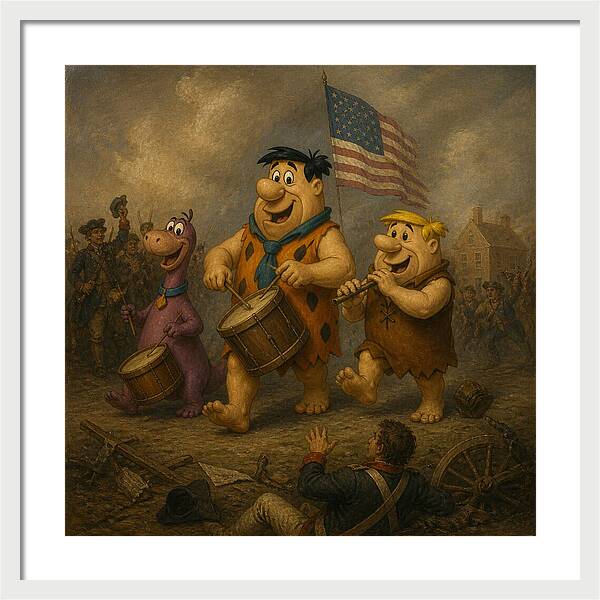 Flintstones 76 - Framed Print