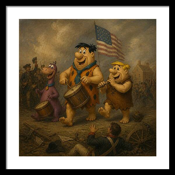 Flintstones 76 - Framed Print