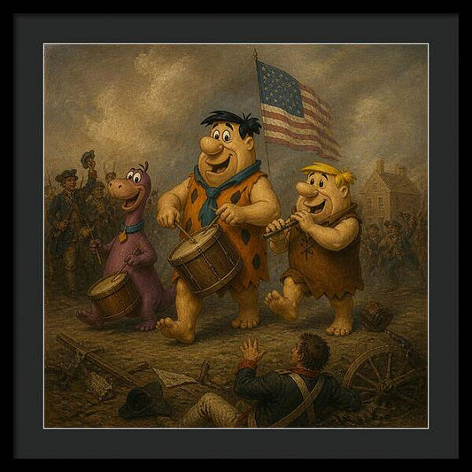 Flintstones 76 - Framed Print
