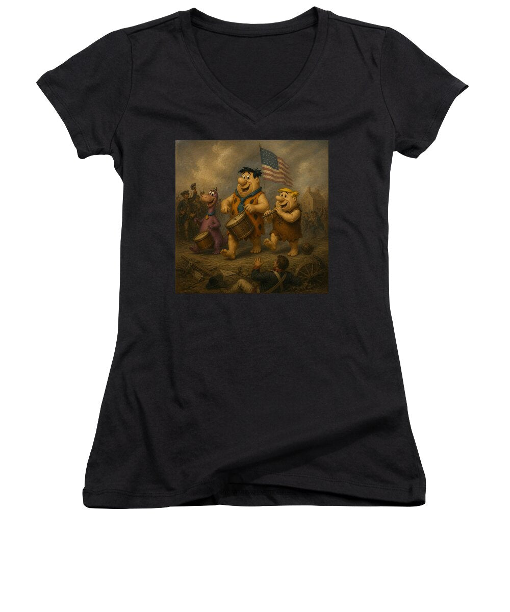 Flintstones 76 - Women's V-Neck