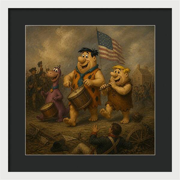 Flintstones 76 - Framed Print