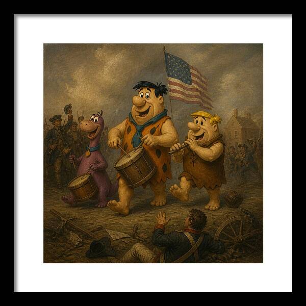 Flintstones 76 - Framed Print