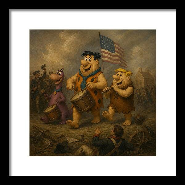 Flintstones 76 - Framed Print