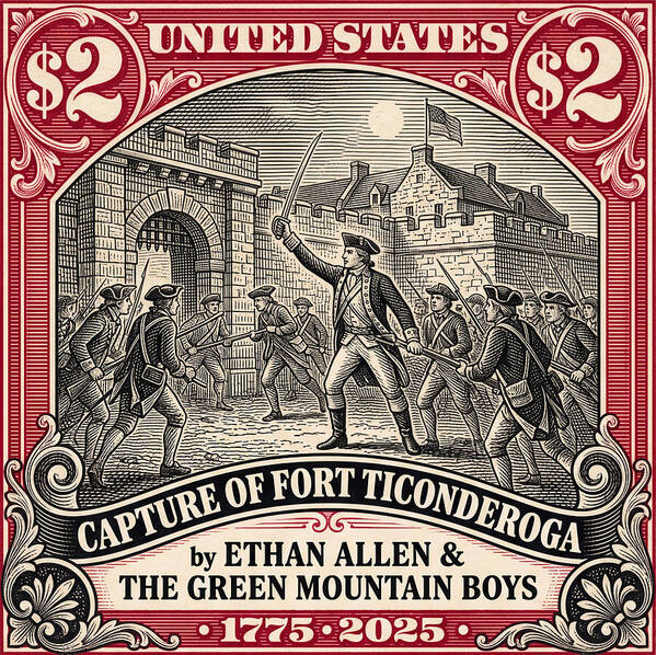 Fort Ticonderoga $2 - Art Print