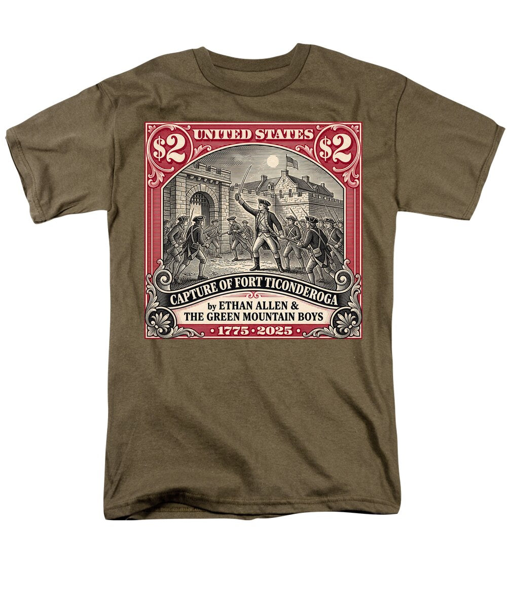 Fort Ticonderoga $2 - Men's T-Shirt  (Regular Fit)