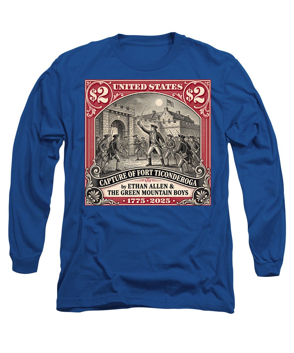 Fort Ticonderoga $2 - Long Sleeve T-Shirt