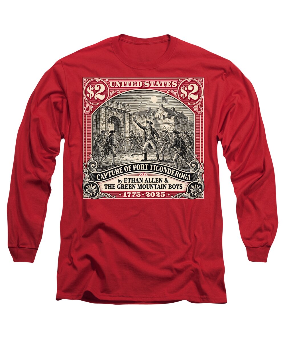 Fort Ticonderoga $2 - Long Sleeve T-Shirt