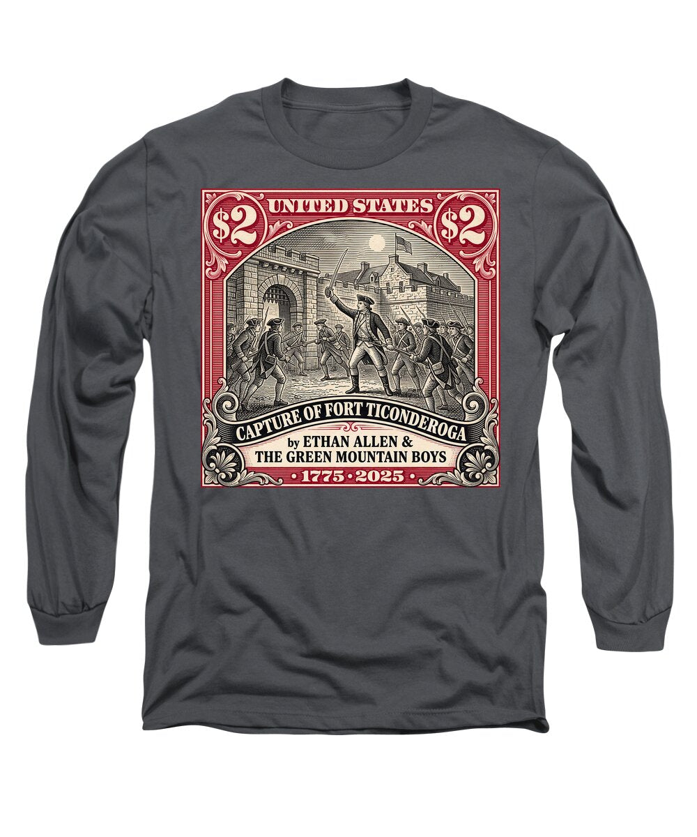 Fort Ticonderoga $2 - Long Sleeve T-Shirt