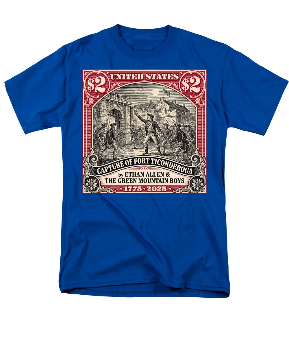 Fort Ticonderoga $2 - Men's T-Shirt  (Regular Fit)