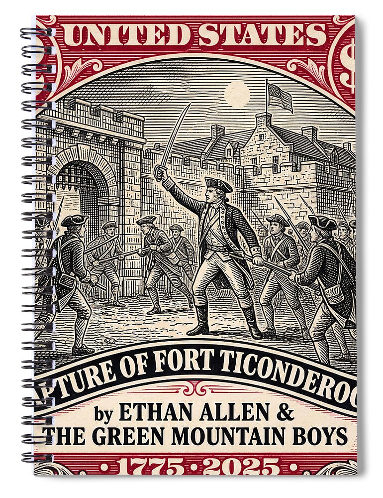 Fort Ticonderoga $2 - Spiral Notebook
