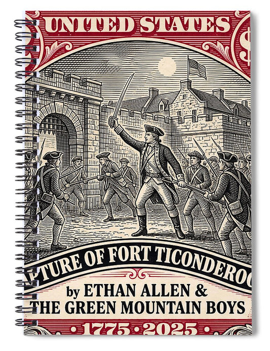 Fort Ticonderoga $2 - Spiral Notebook