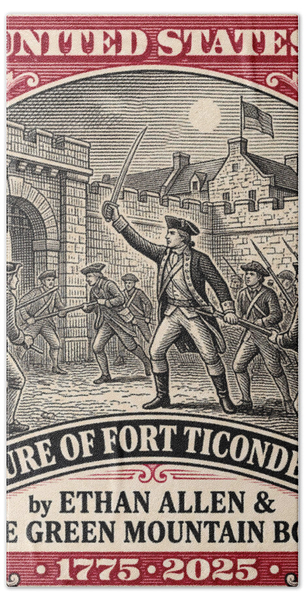 Fort Ticonderoga $2 - Beach Towel