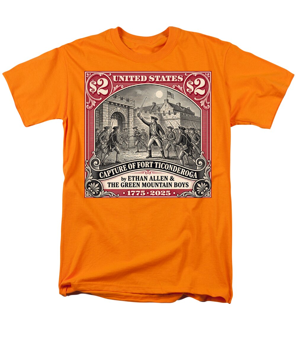 Fort Ticonderoga $2 - Men's T-Shirt  (Regular Fit)