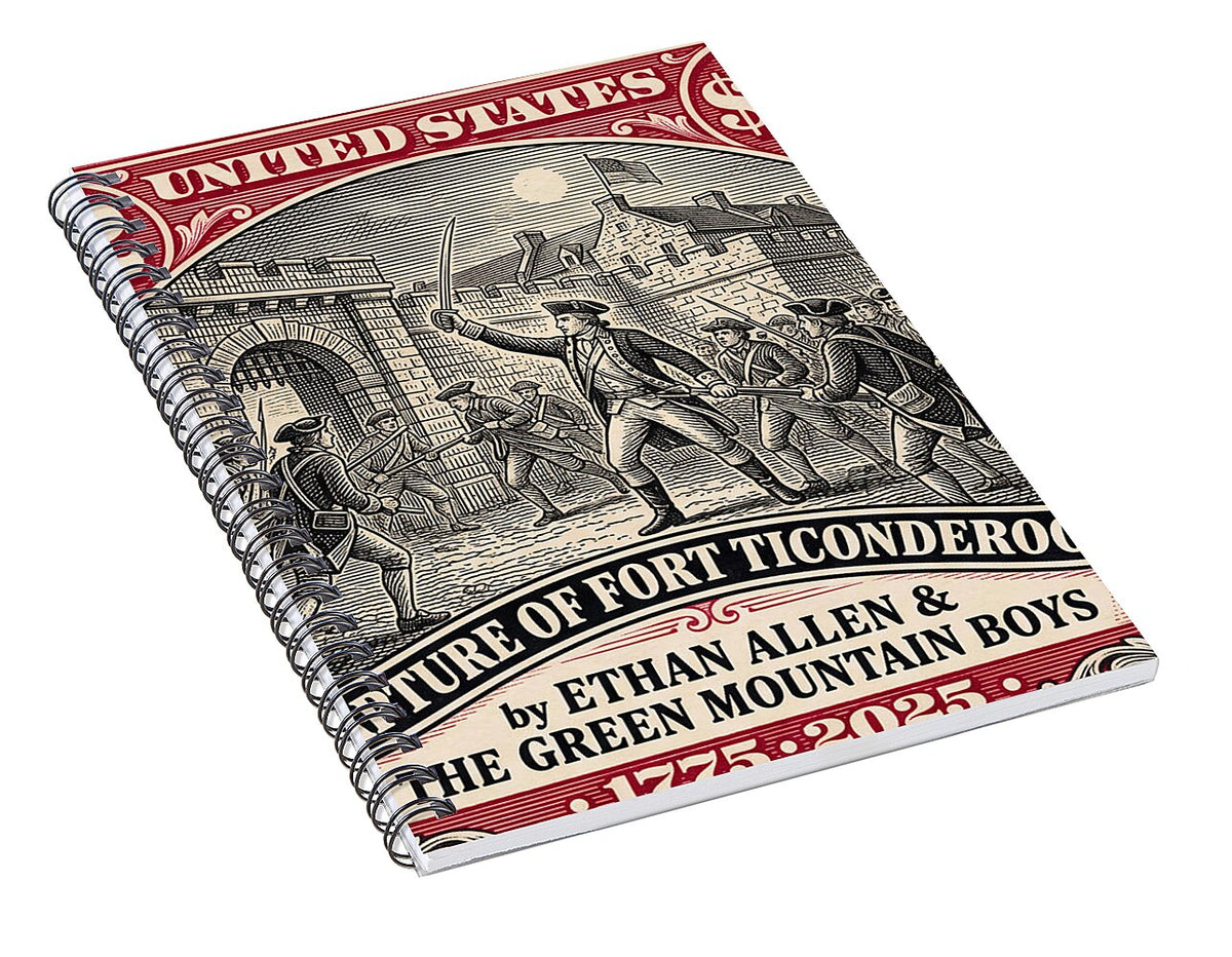 Fort Ticonderoga $2 - Spiral Notebook