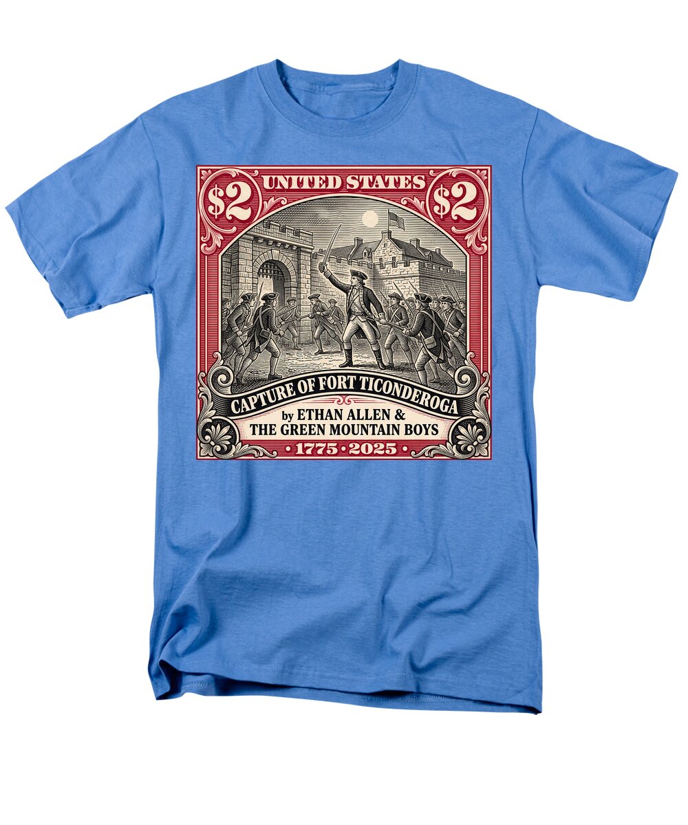 Fort Ticonderoga $2 - Men's T-Shirt  (Regular Fit)