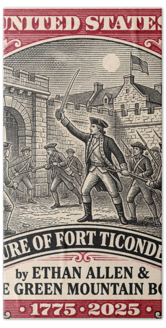 Fort Ticonderoga $2 - Beach Towel