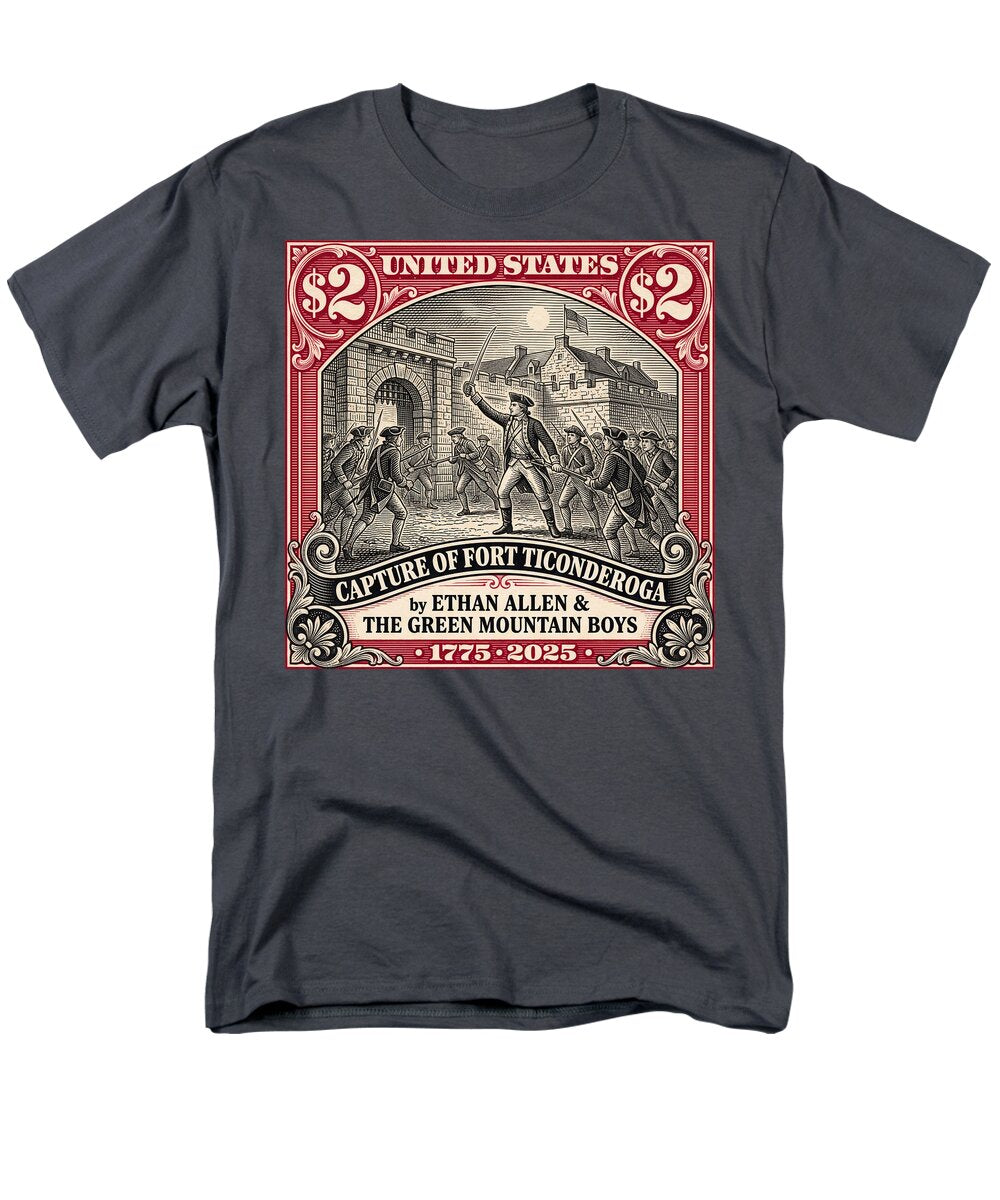 Fort Ticonderoga $2 - Men's T-Shirt  (Regular Fit)
