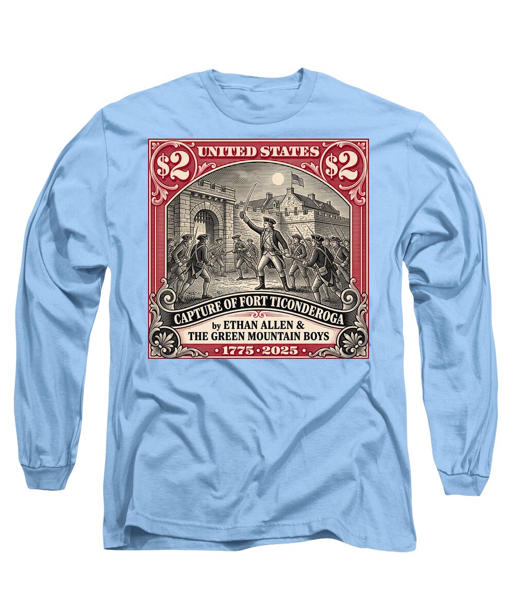 Fort Ticonderoga $2 - Long Sleeve T-Shirt