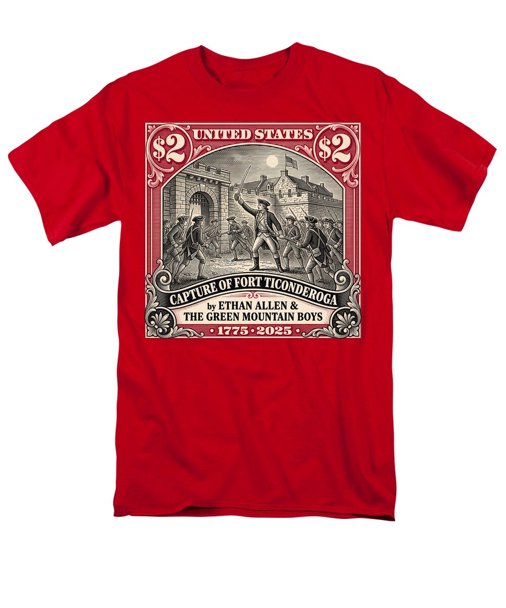 Fort Ticonderoga $2 - Men's T-Shirt  (Regular Fit)