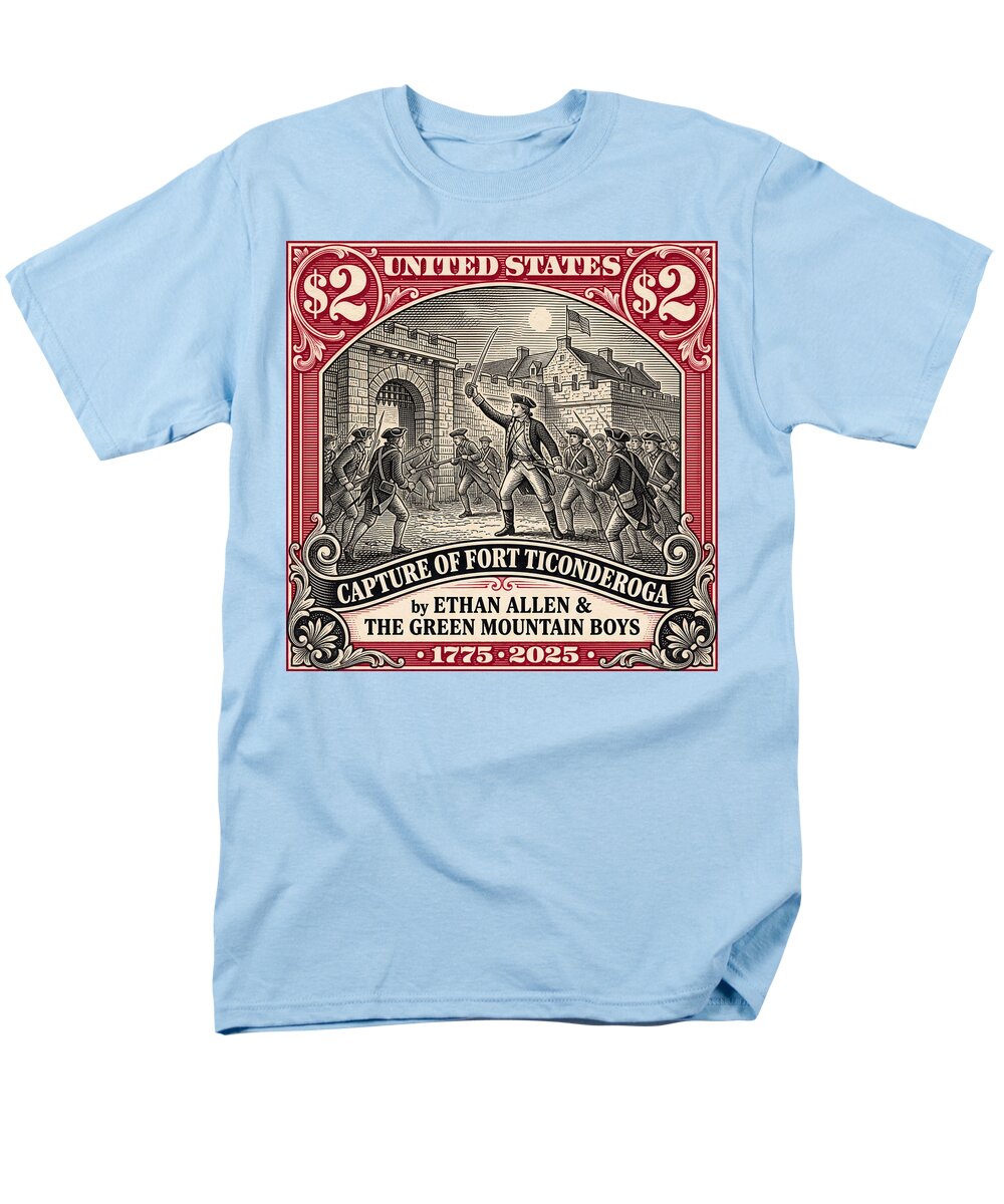 Fort Ticonderoga $2 - Men's T-Shirt  (Regular Fit)