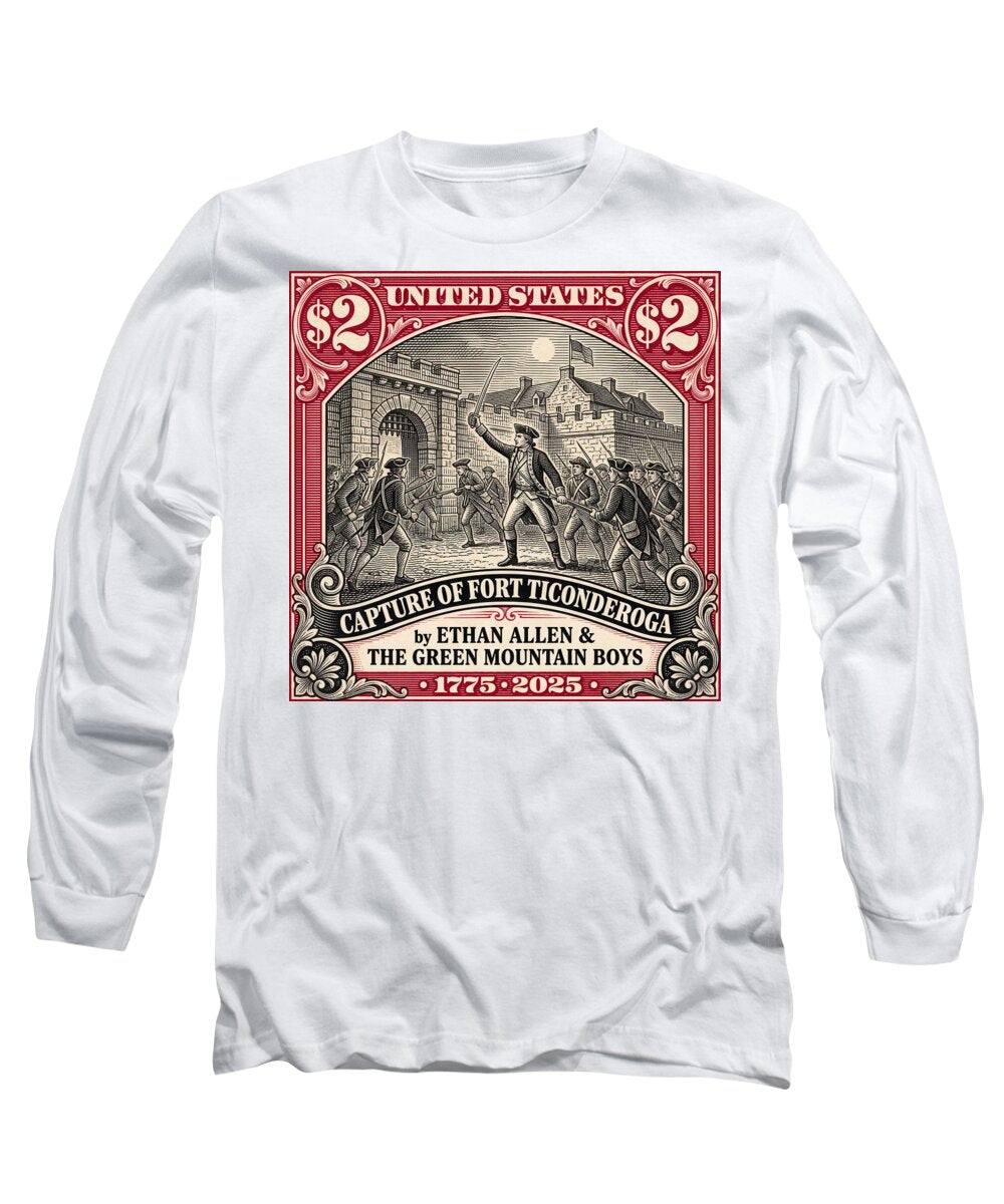 Fort Ticonderoga $2 - Long Sleeve T-Shirt