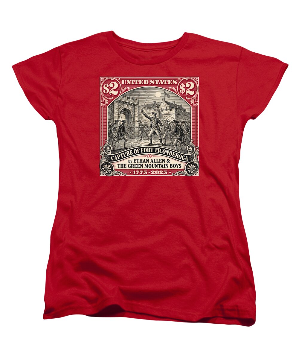 Fort Ticonderoga $2 - Women's T-Shirt (Standard Fit)