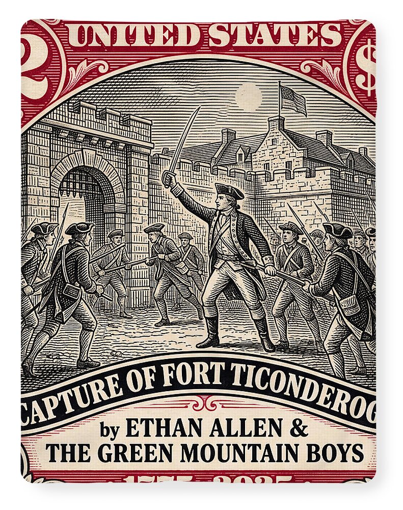 Fort Ticonderoga $2 - Blanket