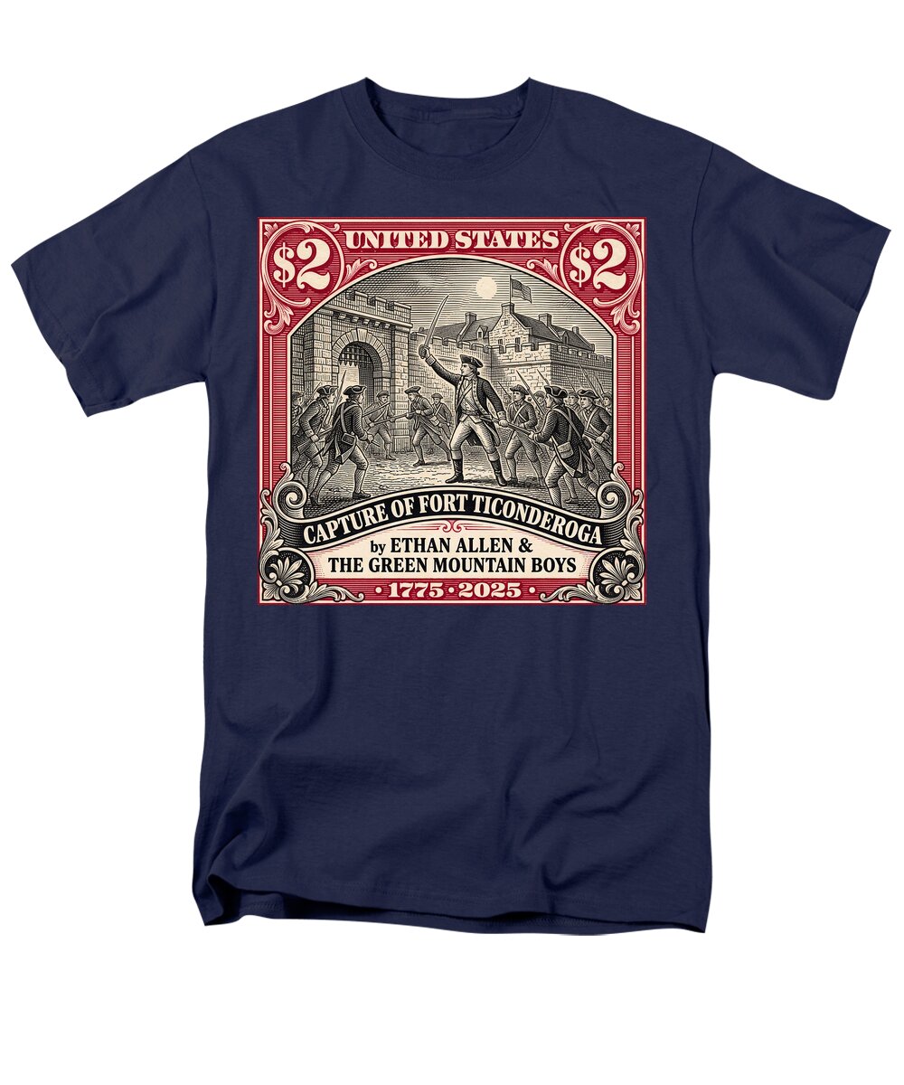 Fort Ticonderoga $2 - Men's T-Shirt  (Regular Fit)