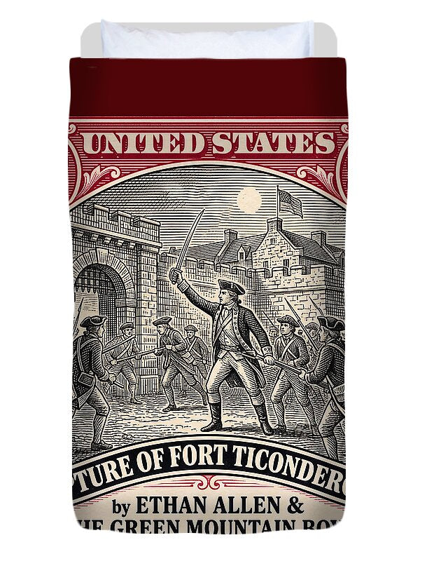 Fort Ticonderoga $2 - Duvet Cover