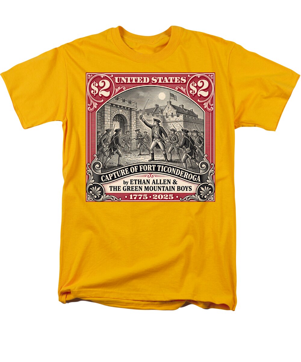 Fort Ticonderoga $2 - Men's T-Shirt  (Regular Fit)