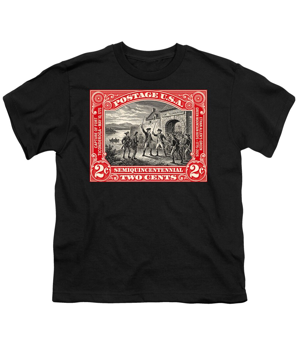 Fort Ticonderoga 2c - Youth T-Shirt
