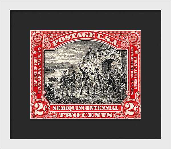 Fort Ticonderoga 2c - Framed Print