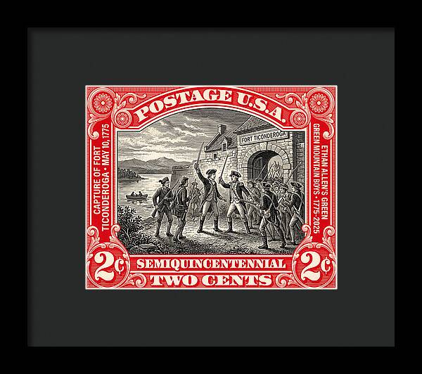 Fort Ticonderoga 2c - Framed Print