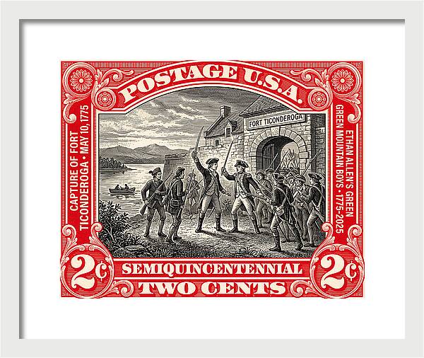 Fort Ticonderoga 2c - Framed Print