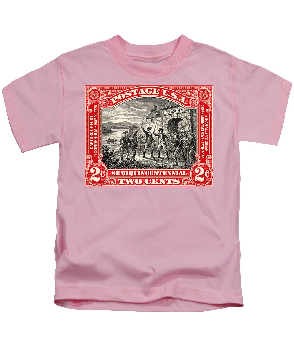 Fort Ticonderoga 2c - Kids T-Shirt